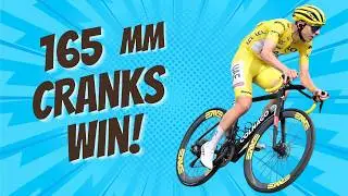 How Tadej Pogacar Won the Tour de France Riding 165mm Cranks