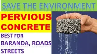 PERVIOUS CONCRETE || HINDI
