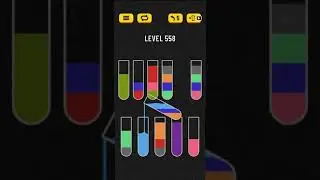 Water sort puzzle level 558