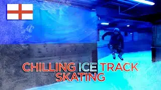 skating around ice track - an immersive experience