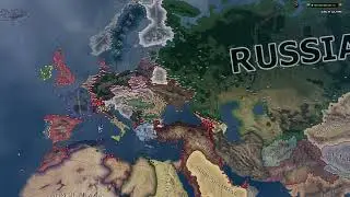 Kaiserreich with enhanced combat  - Hoi4 Timelapse
