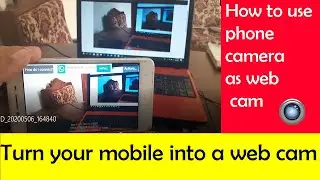 How to use your android as webcam|How to use your android a a webcam PC