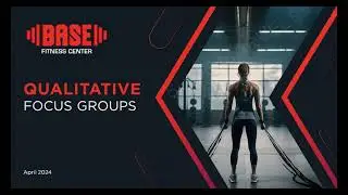 Presentation design on 'Qualitative focus group' by Slide Marvels
