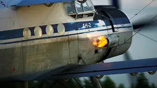 Прыжки с парашютом из Ан-2 (79 оаэмбр). Архив 2010 года.