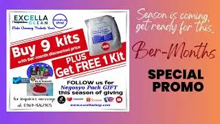 ExcellaShop Ber Months Promo ( How to make dishwashing liquid and cleaning products?