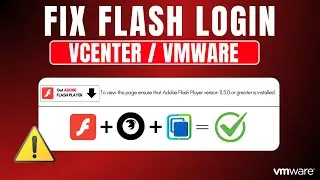 How to Log In to VMware Flash-Based Interface After Flash Player EOL: vcenter flash interface issue