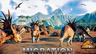 Migration Styracosaurus the survival - Jurassic World Evolution 2