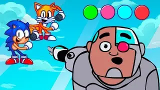 FNF Birdie Swaps Sonic & Tails | Guys Look A Birdie Song ( FNF mod )