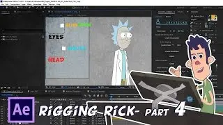 Rigging Rick from Rick and Morty in After Effects Part 4 (Final)- Platanoz Tutorial