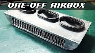 Kawasaki Z1300 custom motorcycle build - fabricating one off airbox
