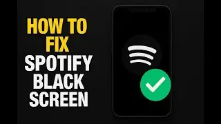 Spotify Black Screen Fix on PC | How to Solve Spotify Not Opening (Windows 10/11)
