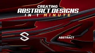 Creating 1 Minute Banner in Photoshop: Abstract Lava