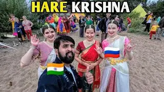Russia Me Gore Hindu 🇷🇺❤️🇮🇳🙏Ke Sath Krishna Janmastmi Vlog