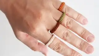 DIY 💍 SQUARE KNOT MACRAME RING