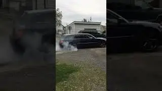 Gage is not impressed with the magnum burnout 🤣 