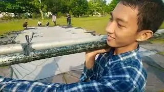 Simulasi Pasang Tenda Persiapan Bakti Farmasi 2022