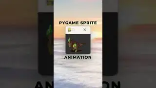 PyGame Sprite Animation