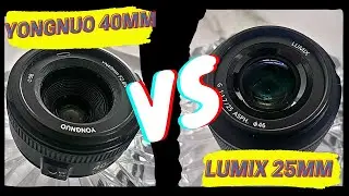 25mm VS 40mm LENTES CINEMATOGRÁFICOS???  f1.7 | f2.8