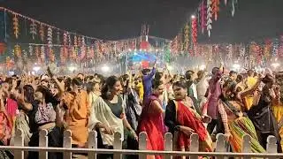 United way navratri Garba at Vadodara Gujarat