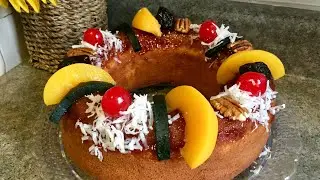ROSCA DE REYES/pastel sabor naranja humectada!!
