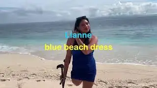 Lianne Blue Beach Dress