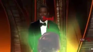 Will Smith slapping Chris at the Oscar’s meme