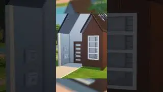 Trendy Modern Micro House 🏠📦 | Sims4 | No Cc #sims4build #sims4 #showusyourbuilds #sims #ts4
