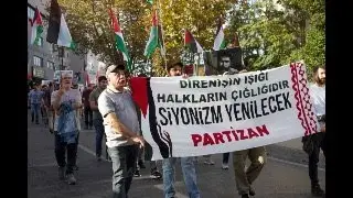 Aksa Tufanının 1. yılında binler İstanbul'da yürüdü