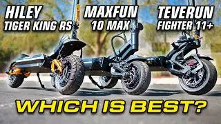 50 MPH Showdown: Teverun Fighter 11+ vs Hiley Tiger King RS vs Maxfun 10 Max