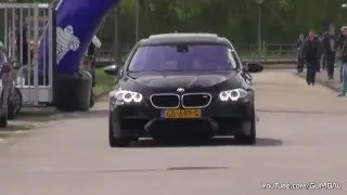 BMW M5 F10 - Звуки выхлопной системы!