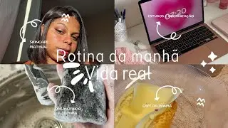 vlog vida real da minha manhã,  arrumando a casa, fazendo o Café da manhã + organização ♡