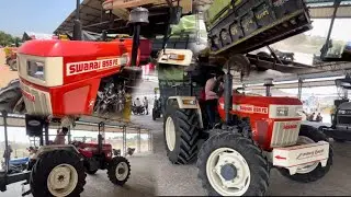 Mandi vlog 😍 || Swaraj 855 4x4 working with full loaded trolley Mahindra 585 Di XP plus ￼￼