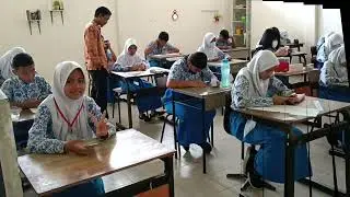 Pelaksanaan Penilaian Akhir Semester (PAS) Genap SMP Kartini 2 Batam