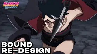 Boruto and Sarada vs Hidari - Fan Animation (Sound Redesign)