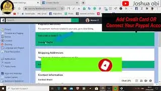 How To Set Up Payment Method on Facebook | Connect Paypal Account