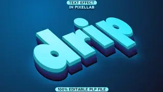 100% Editable | Drip Text Effect In Pixellab | Text Effect Pixellab Plp File