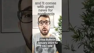 January 2024 visa bulletin for EB2 NIW green card 