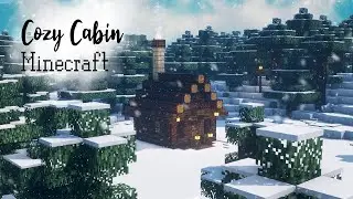 Minecraft Snowy Log Cabin Tiny House ❄️🎄🦌 Christmas Holidays Xmas Easy Winter ❄️ by Kelpie The Fox
