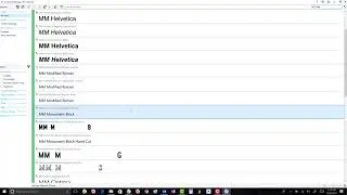 Filtering fonts with Corel Font Manager