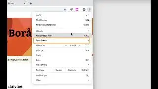 Bokmärken chrome