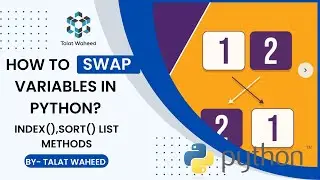 How to Swap Variables in Python | Python For Beginners | Talat Waheed