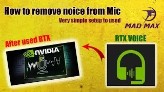 How To Remove Noice From Mic Keyboard Etc With  RTX VOICE Softwere in urdu/hind 2022/2023
