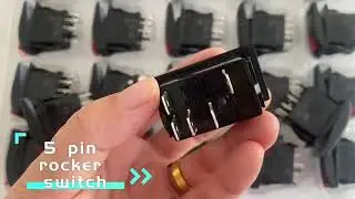 Self-locking Rocker switch