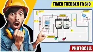 Wiring Control for ON OFF Lights with Timer and Photocell Simplified Installation Guide