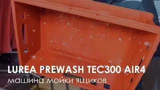 Industrial crate washer with blower FELETI Lurea TEC300 AIR4