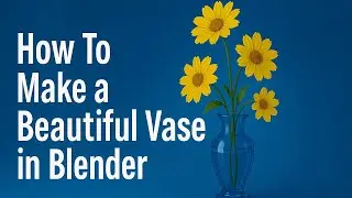 How to Make a Beautiful Vase in Blender | Easy Modeling Tutorial #tutorial #trending #blender #easy