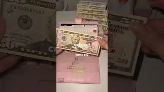 sinking funds cash stuffing pt. 1 #asmr #money #cashstuffing #shorts #satisfying