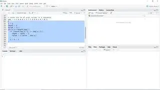 R basics using Rstudio- 8 - While loop | Tutorial for Beginners