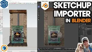 The EASIEST WAY to Import SketchUp Models into Blender - SketchUp Blender Importer Tutorial!