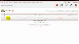 24) An Introduction To User Manager in Joomla.